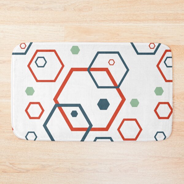 Item preview, Geometrical Shape Patterns, Hexagonal pattern, Football shape patterns, Vintage Geometrical Shape Patterns  designed and sold by garniturex.