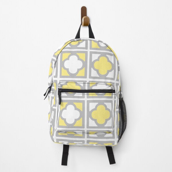 Item preview, Yellow and Gray Quatrefoil Breeze Blocks designed and sold by 7SistersGraphX.