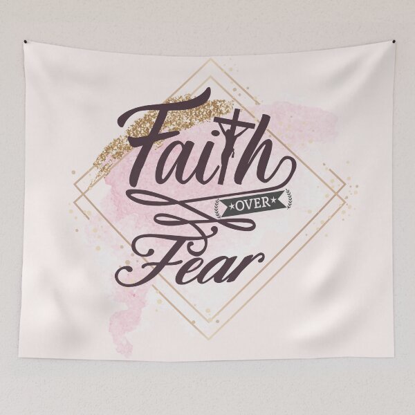 Item preview, Faith Over Fear Quote designed and sold by smallcatvn.