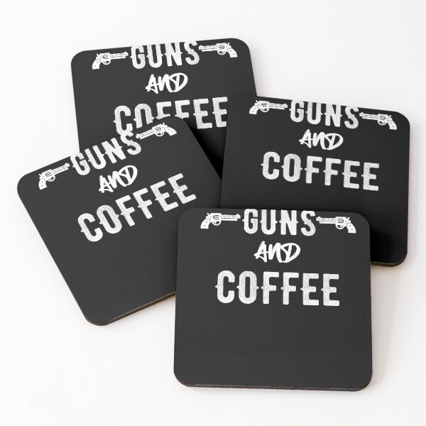 Item preview, Guns And Coffee Vintage Patriotic Gift Idea designed and sold by Mytoonsquad.