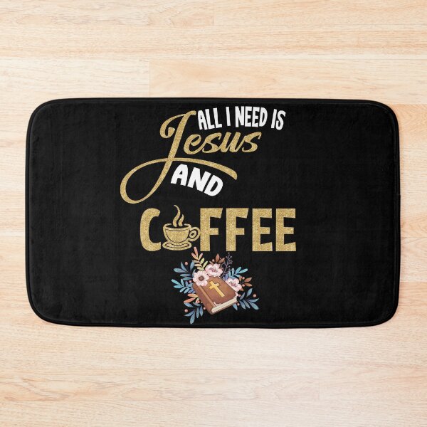 Item preview, All I Need Is Jesus And Coffee Christian designed and sold by Mytoonsquad.