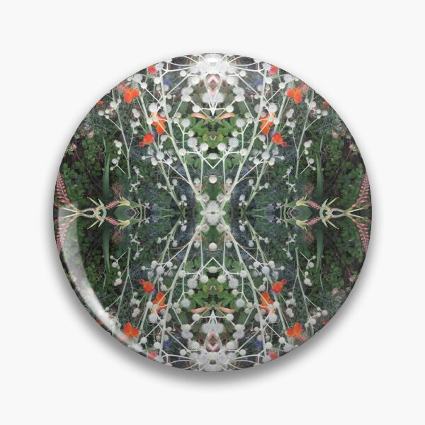 Item preview, Vivid Poppy Fusion - Botanical Delights in Orange/Silver/Green and Sapphire IV designed and sold by RoseAromas.