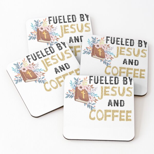 Item preview, Fueled By Jesus And Coffee Christian and Religious designed and sold by Mytoonsquad.