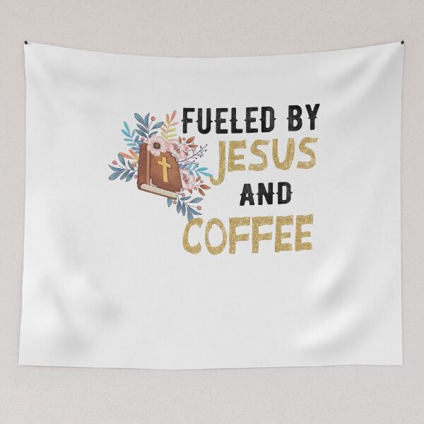 Item preview, Fueled By Jesus And Coffee Christian and Religious designed and sold by Mytoonsquad.