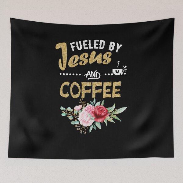 Item preview, Fueled By Jesus And Coffee Christian and Religious designed and sold by Mytoonsquad.