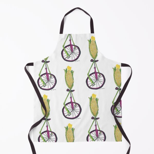 Item preview, Uni-Corn a Stalk of Corn Riding a Unicycle designed and sold by AliCatOriginals.