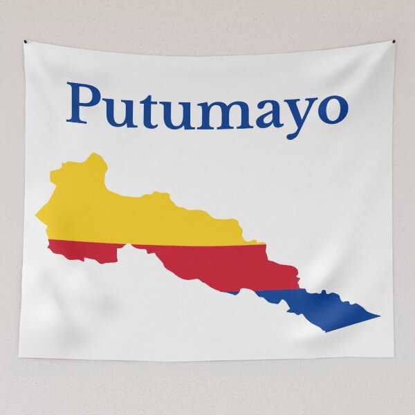 Item preview, Putumayo Department Map, Colombian Department designed and sold by marosharaf.