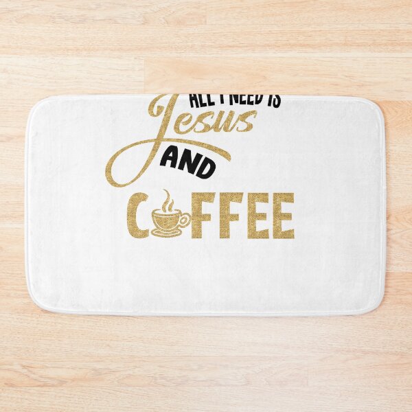 Item preview, All I Need Is Jesus And Coffee Christian designed and sold by Mytoonsquad.