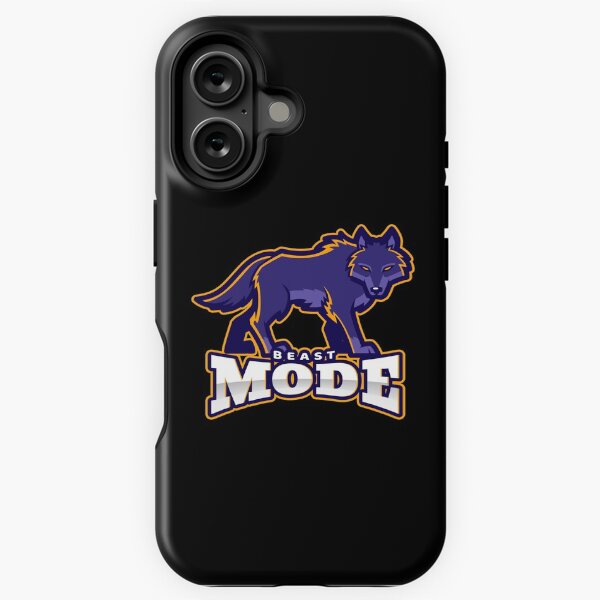 Beast Mode Wolf Black - Funny Gym iPhone Case