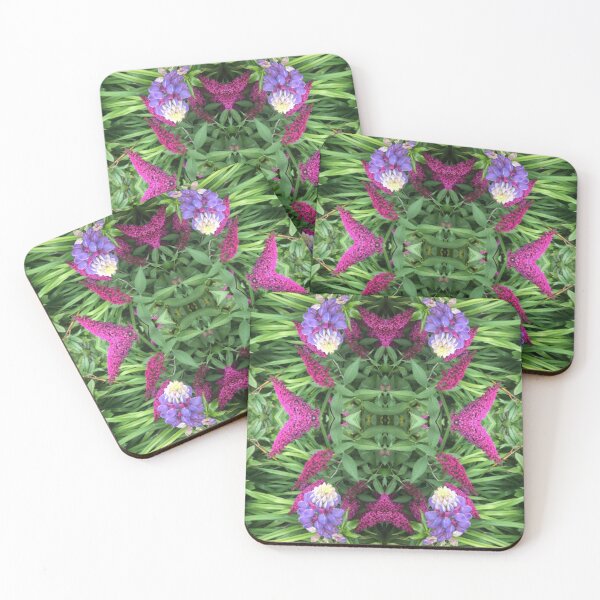 Artikelvorschau, Botanische Schönheit: Fliederlupine trifft Magenta Buddleia für Magical Emerald Fusion entworfen und verkauft von RoseAromas.