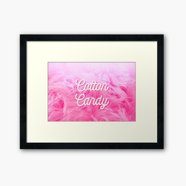 Cotton Candy Framed Art Print