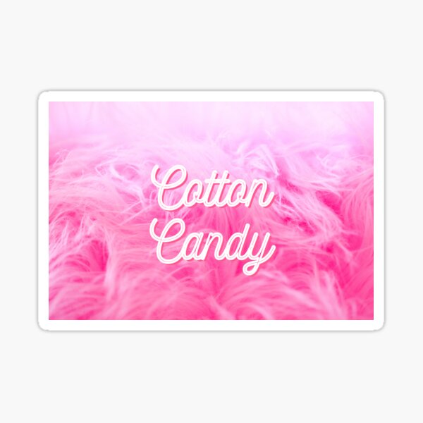 Cotton Candy Sticker