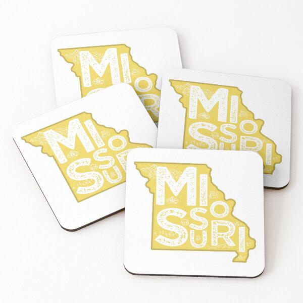 Item preview, Missouri Map Typography Gold designed and sold by HelloGentry.