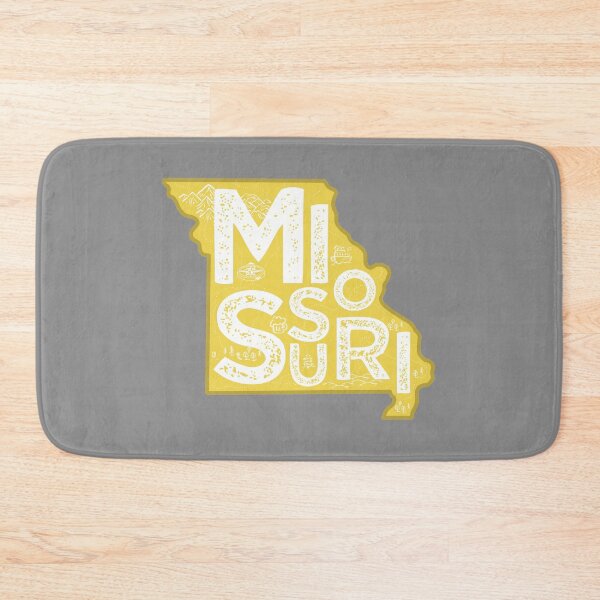 Item preview, Missouri Map Typography Gold designed and sold by HelloGentry.
