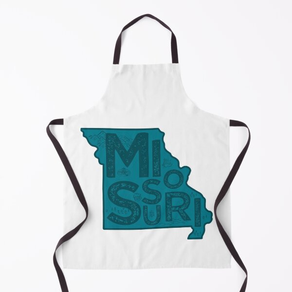 Item preview, Missouri Map Typography Navy designed and sold by HelloGentry.