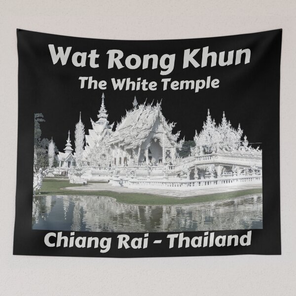Item preview, The White Temple Temple - Chiang Rai - Thailand designed and sold by Scubaloppy.