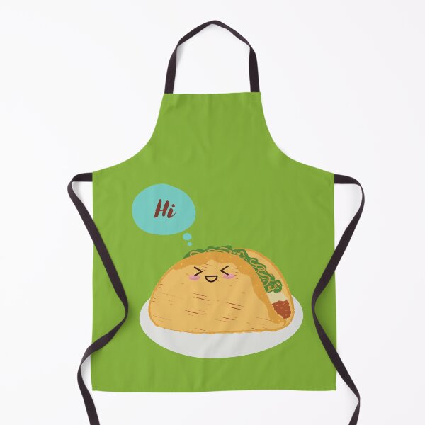Item preview, Friendly Taco Tshirt Tee Shirt Cute Funny Kawaii Graphic Cartoony Design for Apparel Accessories Home Decor Skins Totes Bags Wall Art Stickers designed and sold by Rocbebe.