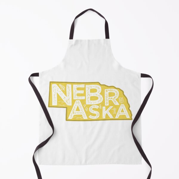 Item preview, Nebraska Map Typography Gold designed and sold by HelloGentry.