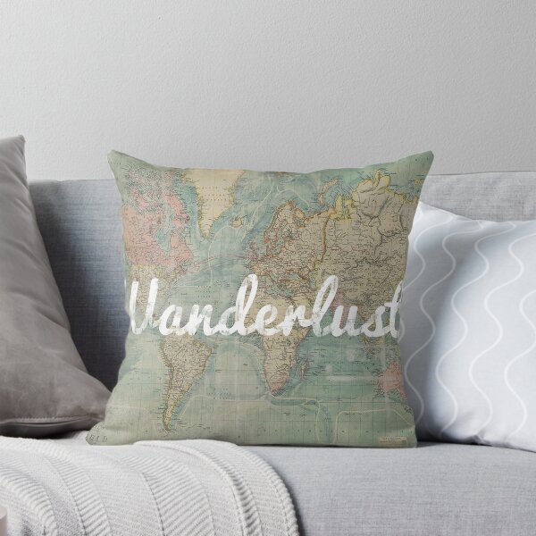 Item preview, wanderlust on vintage map designed and sold by Leah Biernacki.