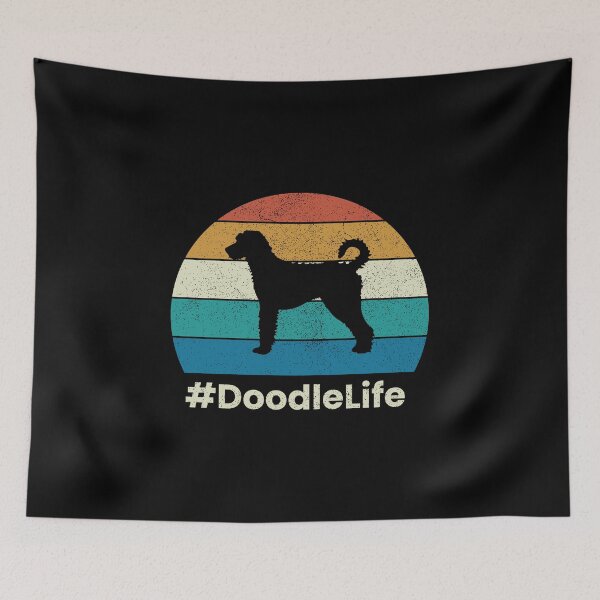 Item preview, Vintage Labradoodle Dog #DoodleLife designed and sold by EstelleStar.