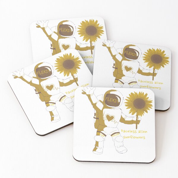 Item preview, Faceless alien sunflowers a combination of flowers and aliens designed and sold by FLEXIS00.