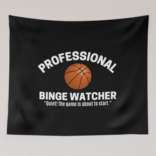 Item preview, Professional Binge Watcher Basketball designed and sold by ModkMerch.