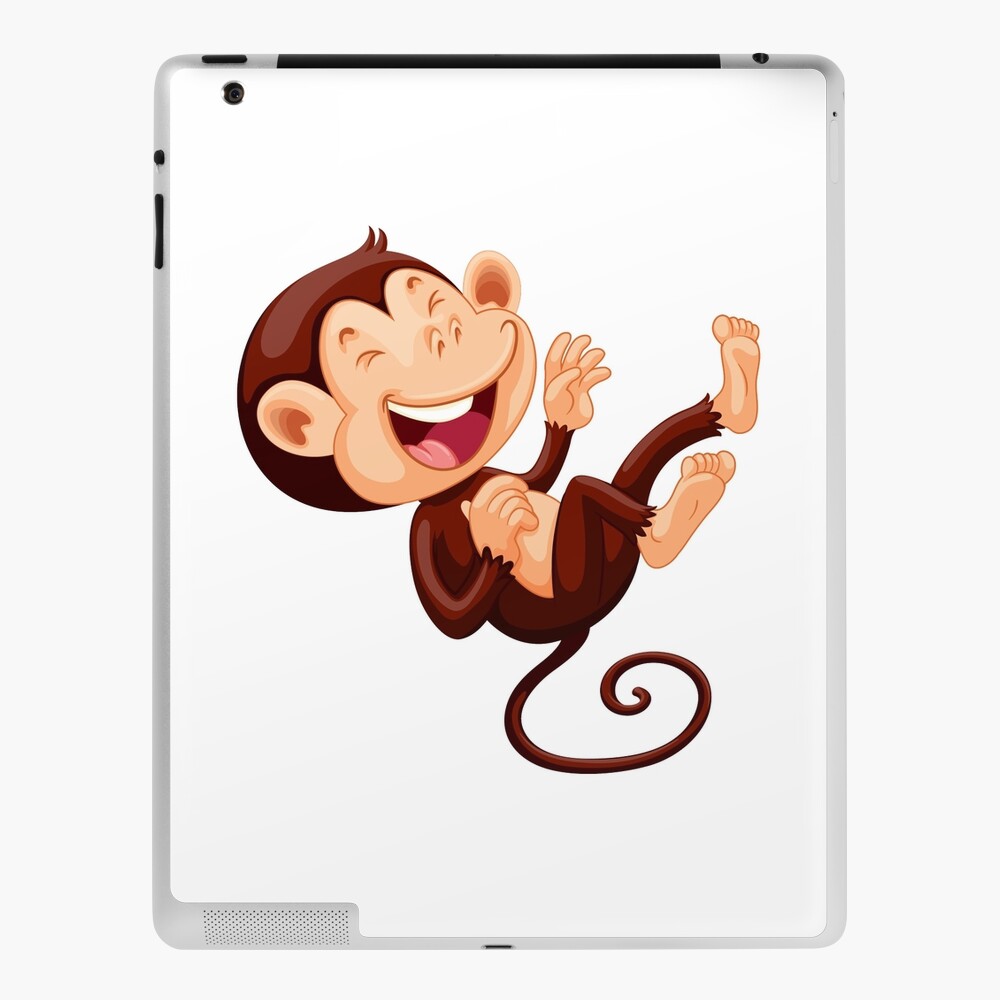 Laughing Monkey Saying Hii iPad Case & Skin for Sale by Ani1111