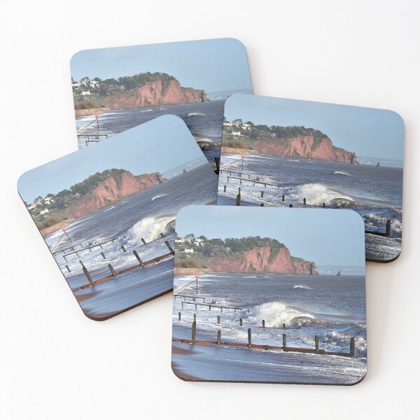 Item preview, The waves roll in on Teignmouth Beach designed and sold by rosiephotos.