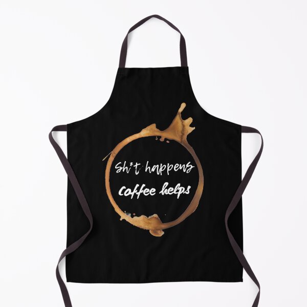 Item preview, Coffee stain Sh*t happens coffee helps designed and sold by champagnemoment.
