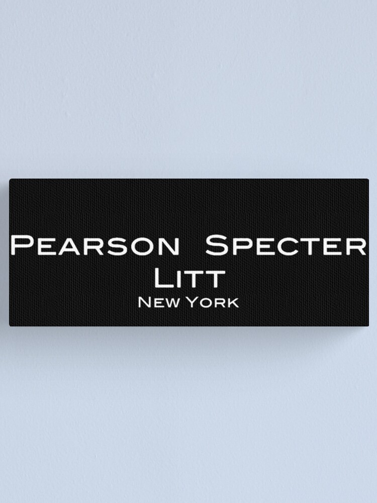 "Suits Pearson Specter Litt Logo" Canvas Print by olivergraham Redbubble