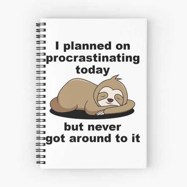 Item preview, I Planned on Procrastinating Sleepy Sloth For Lazy Sloth Lover designed and sold by brooklyntowner.