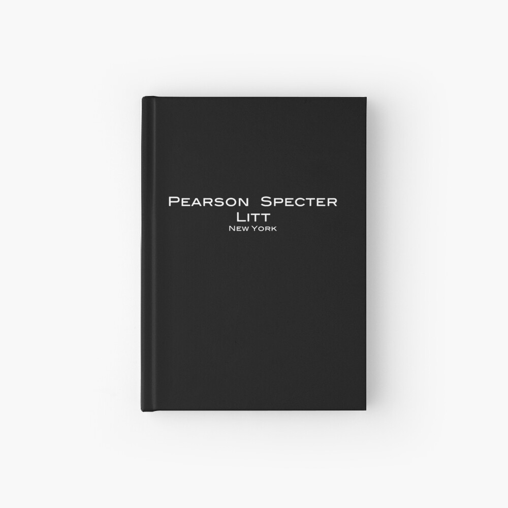 Suits Pearson Specter Litt Logo Hardcover Journal