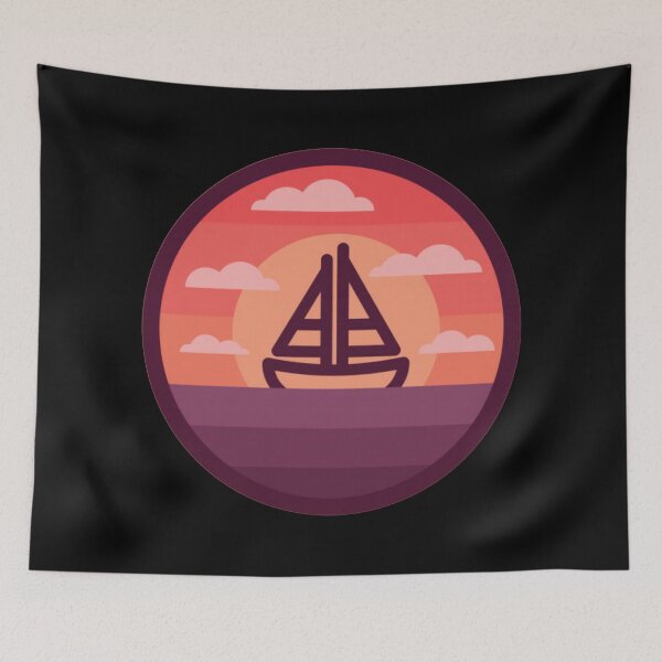 Item preview, Sail boat sunset designed and sold by Rakos-Merch.