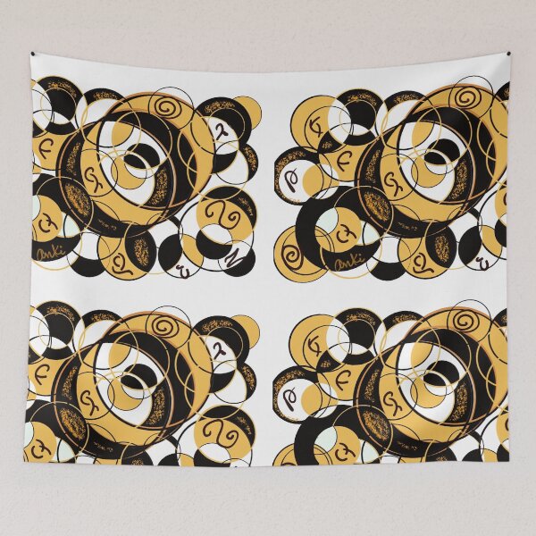 Item preview, Black and gold circles designed and sold by Ankin007.