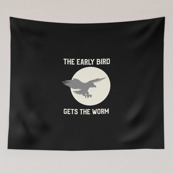 Item preview, Early bird gets the worm designed and sold by TitanRN.