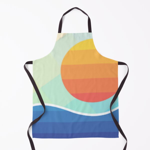 Item preview, Sun and sea gradient illustration designed and sold by Sonia dutta_art.