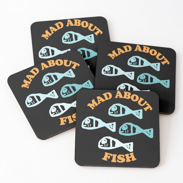 Item preview, Mad About Fish, 4 Little Fish Light Blue designed and sold by Chubuter.