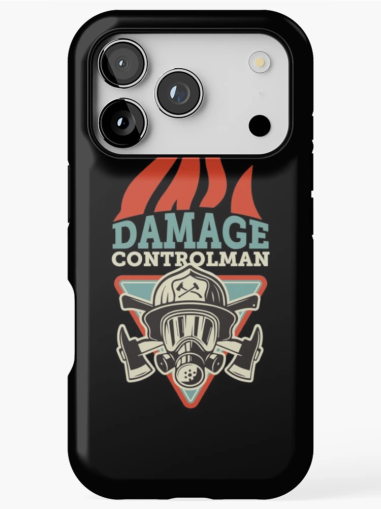 Thumbnail 1 of 4, iPhone Case, Navy Damage Control designed and sold by TheShellbacks.
