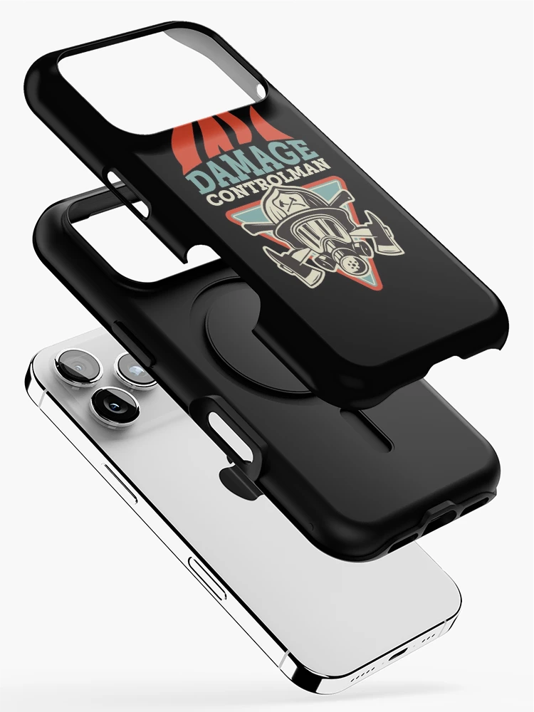 Thumbnail 2 of 4, iPhone Case, Navy Damage Control designed and sold by TheShellbacks.