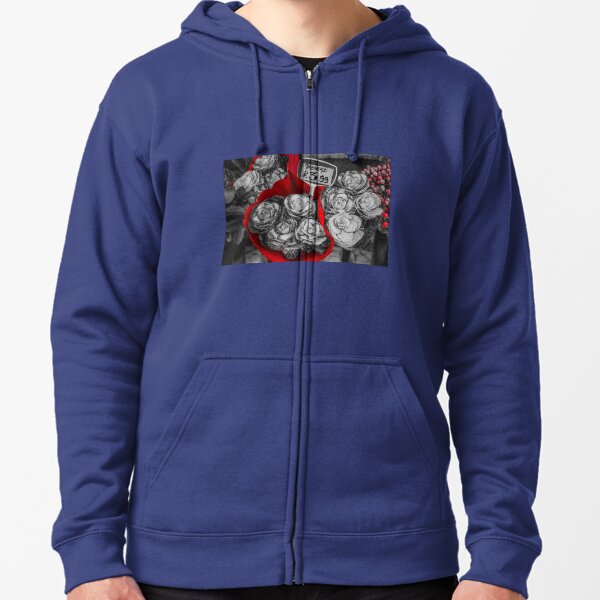 A Lovely Bunch of Cabbages Zipped Hoodie