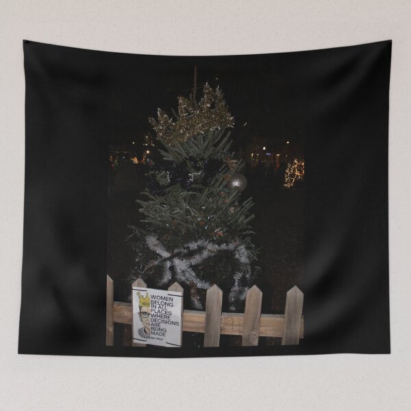 Item preview, The RBG Tree A Christmas Tree Dedicated to Ruth Bader Ginsburg  designed and sold by Silver Sky by Janet.