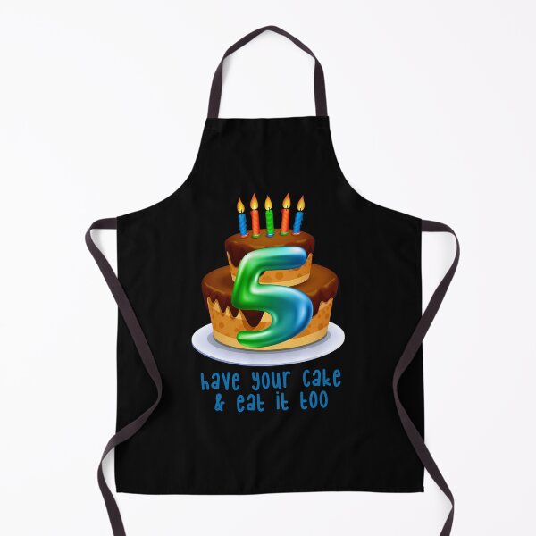 Item preview, “Have Your Cake & Eat it Too! 5 (on Black) designed and sold by PawsitiveMum.