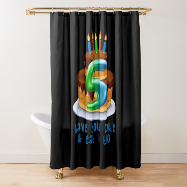 Item preview, “Have Your Cake & Eat it Too! 5 (on Black) designed and sold by PawsitiveMum.