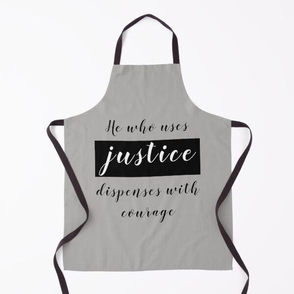 Item preview, He who uses justice dispenses with courage designed and sold by Mounir Ameur Ali.