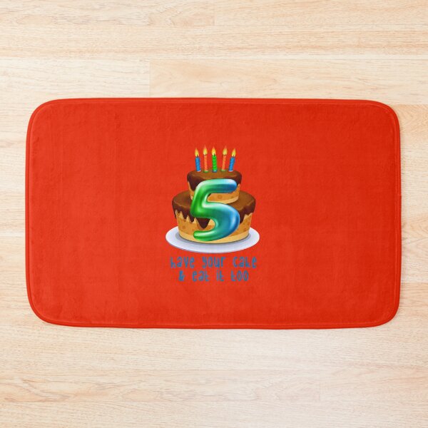 Item preview, Have Your Cake & Eat it Too! 5 (on Red) designed and sold by PawsitiveMum.