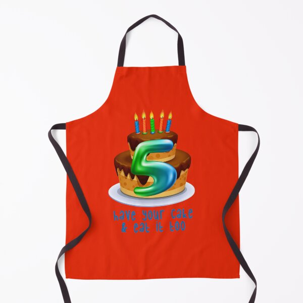 Item preview, Have Your Cake & Eat it Too! 5 (on Red) designed and sold by PawsitiveMum.