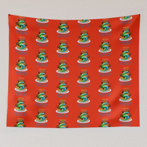 Item preview, Have Your Cake & Eat it Too! 5 (on Red) designed and sold by PawsitiveMum.