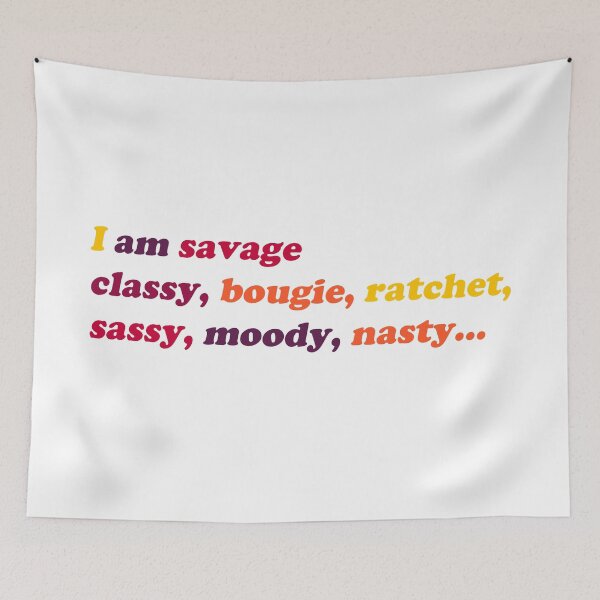 Item preview, I am savage designed and sold by purplewings03.