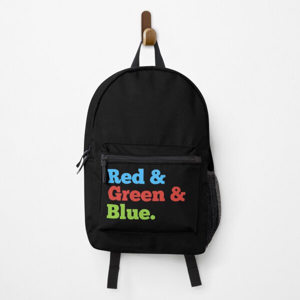 Item preview, Red green blue primary colours mismatch text design designed and sold by HappyPrints ⭐⭐⭐⭐⭐.