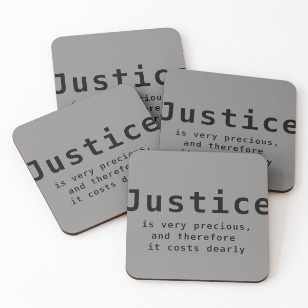 Item preview, Justice is very precious, and therefore it costs dearly designed and sold by Mounir Ameur Ali.
